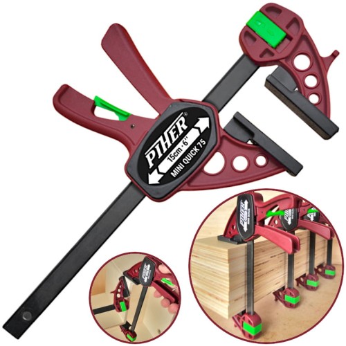 PIHER 52415 Ścisk stolarski Mini Quick 15cm 6cm 75kg