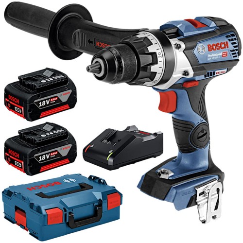 BOSCH Wiertarko-wkrętarka GSR 18V-110 C 18V + 2x 5.0Ah