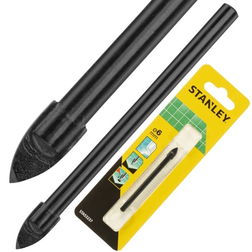 STANLEY STA53237 Wiertło do szkła gresu ceramiki ø6mm