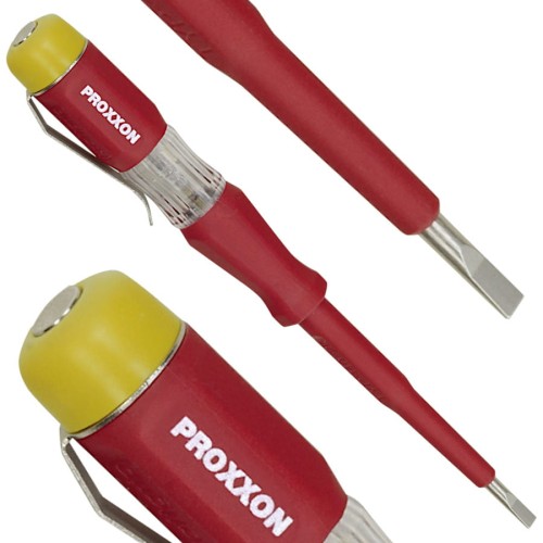 PROXXON Próbnik napięcia 3,0x60 VDE 0680 220-250V 140mm