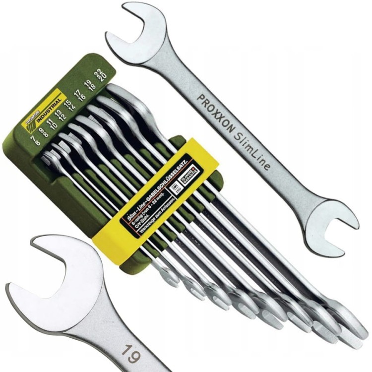 PROXXON 23800 Zestaw kluczy płaskich 6-22mm 8szt.