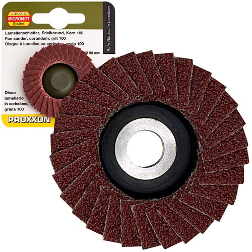 PROXXON 28590 Tarcza szlifierska lamelowa 50mm gr. 100 do LHW
