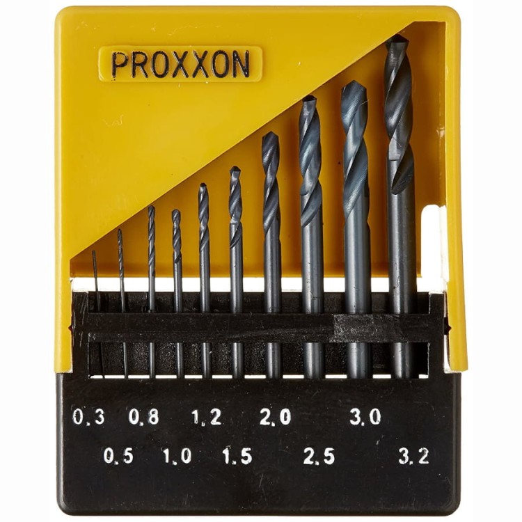 PROXXON 28874 Zestaw wierteł HSS 0,3-3,2mm 10el.