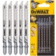 DEWALT DT2205 Brzeszczoty do drewna 5szt HCS