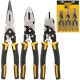DEWALT DWHT0-70485 Szczypce uniwersalne zestaw 3szt
