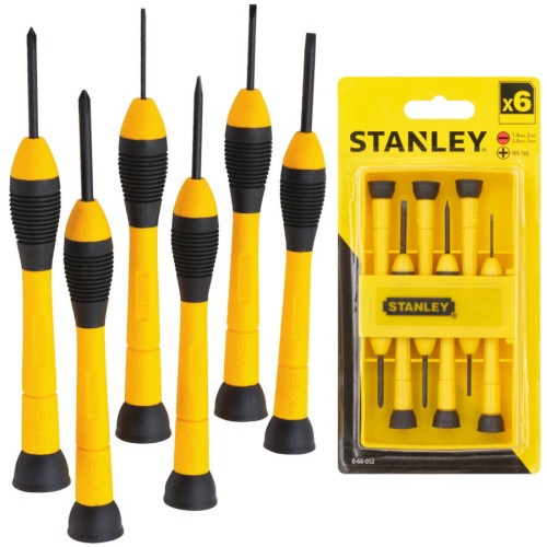 STANLEY 66-052 wkrętaki zegarmistrzowskie zestaw 6 sztuk