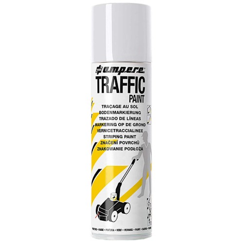 AMPERE TRAFFIC PAINT Farba do malowania linii 500ml biały kolor