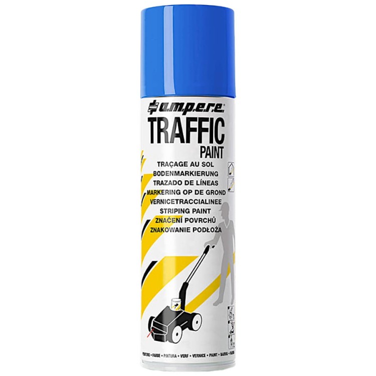 AMPERE TRAFFIC PAINT Farba do malowania linii 500ml niebieska