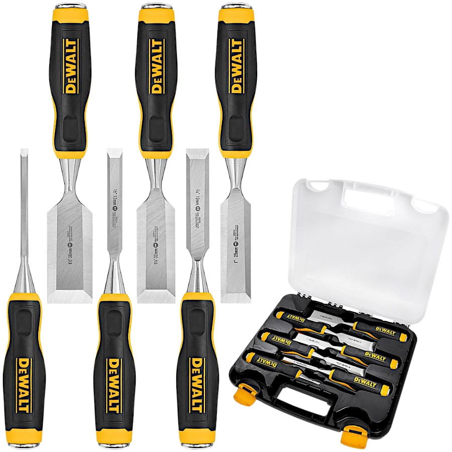 DEWALT DWHT16852-9 Zestaw dłut do drewna 6-38mm 6el.