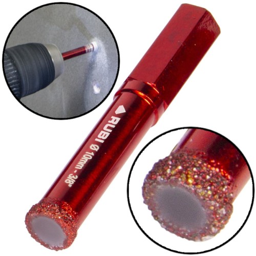 RUBI 05926 Wiertło diamentowe do płytek 10mm DryGres