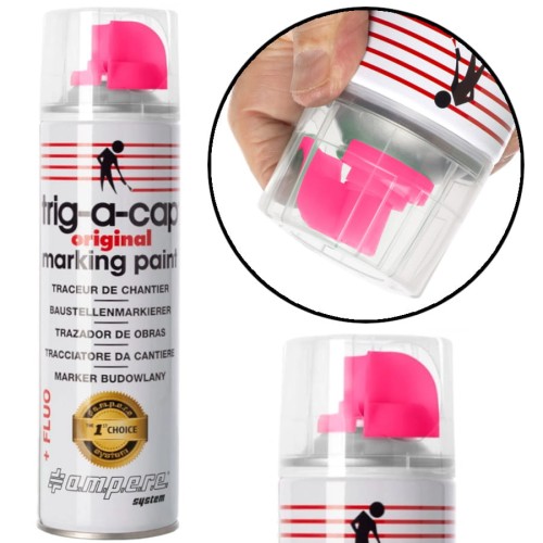 AMPERE Farba geodezyjna TRIG-A-CAP różowa 1szt.