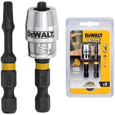 DEWALT DT70538T Bity udarowe Torx T25 50mm 2szt. + uchwyt Impact Torsion Extreme