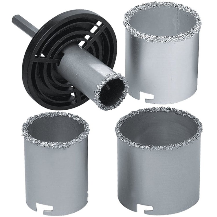 KAUFMANN Otwornice wiertła do glazury 33-83mm 4el.