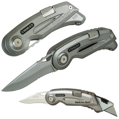 STANLEY 0-10-813 Nóż metalowy quickslide sport utility 12cm