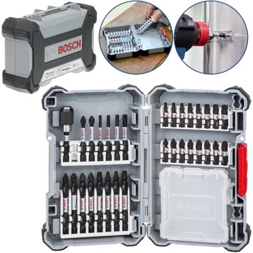 BOSCH Zestaw bitów udarowych IMPACT CONTROL + uchwyt magnetyczny 31el.