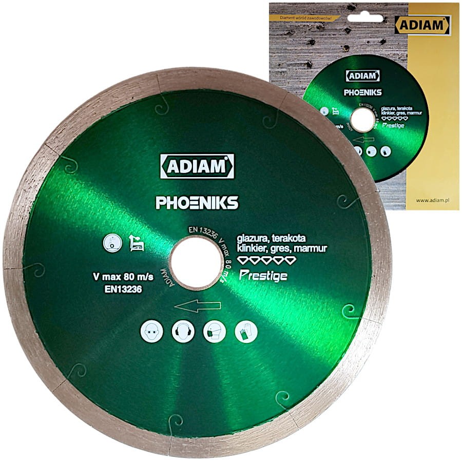 ADIAM Tarcza diamentowa PHOENIX 250mm do gresu ceramiki