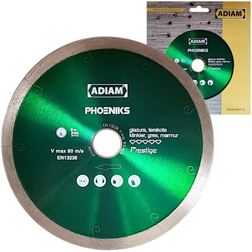 ADIAM Tarcza diamentowa PHOENIX 250mm do gresu ceramiki