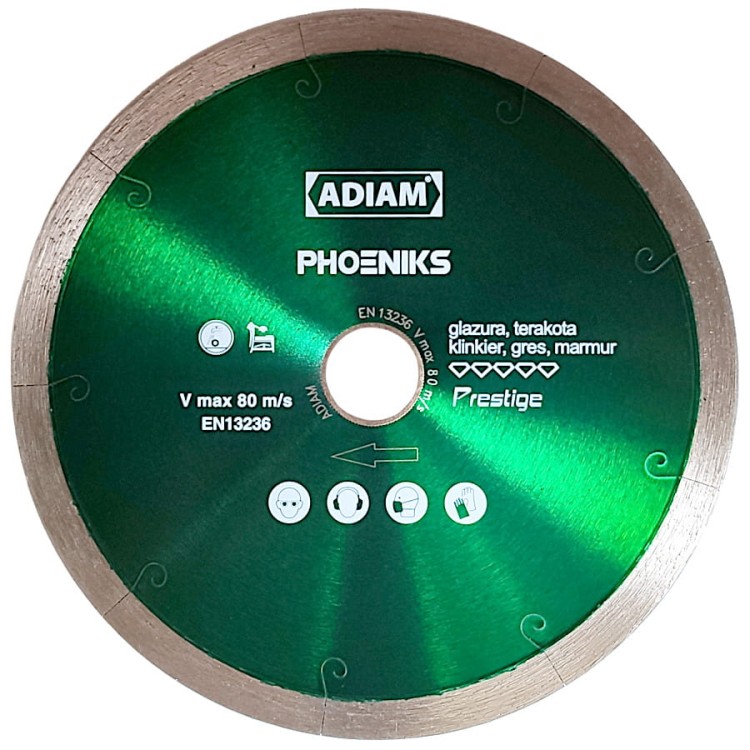 ADIAM 110087 Tarcza diamentowa PHOENIX 250mm do gresu ceramiki
