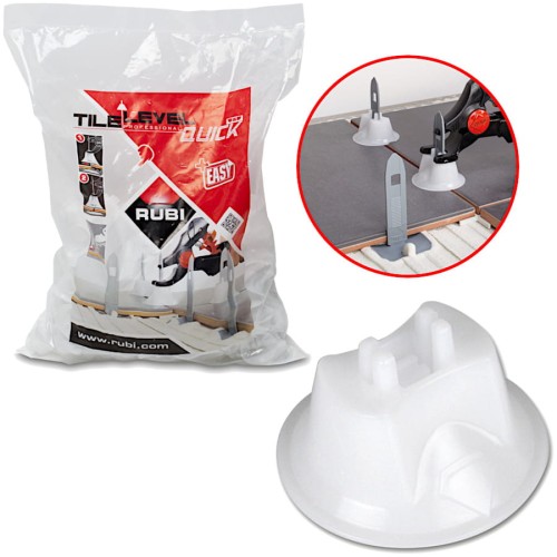 RUBI dzwonek / kapturek tile level quick 200 sztuk system poziomowania płytek