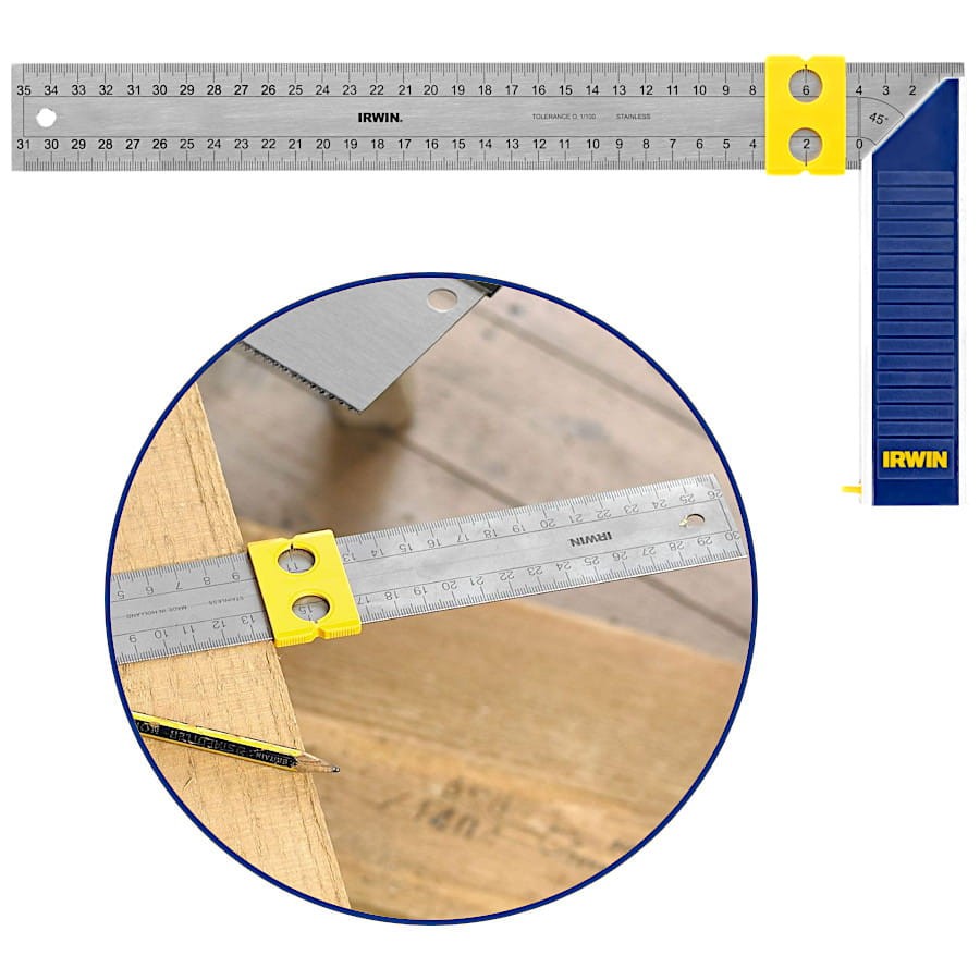 IRWIN Kątownik stolarski prosty 350mm