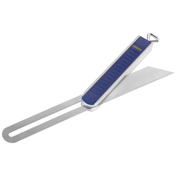 Kątownik wykonany z aluminiowego korpusu ze stalowym ramieniem
