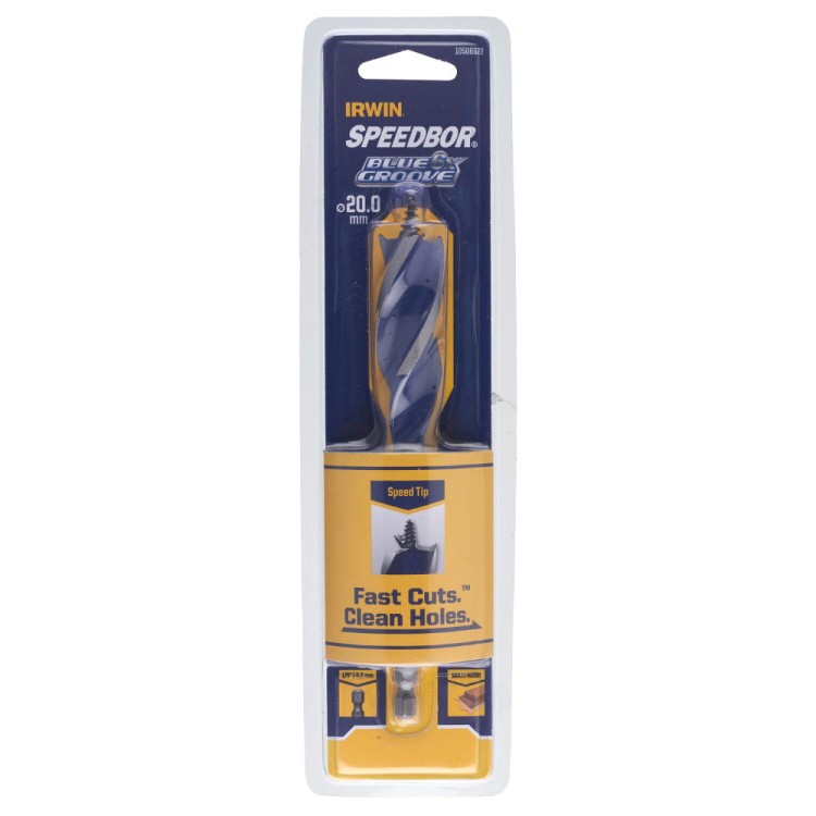 IRWIN Wiertło spiralne do drewna 20mm Blue Groove
