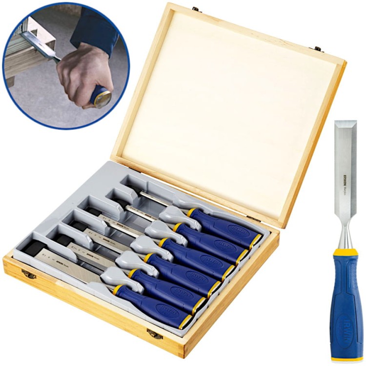 IRWIN Zestaw dłut płaskich MS500 6-35mm 6szt. w skrzynce