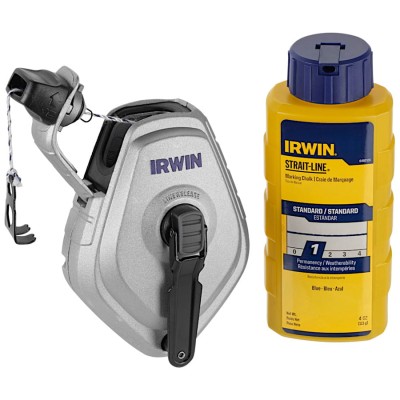 IRWIN 10507684 Linka traserska MACH6 30m + kreda niebieska