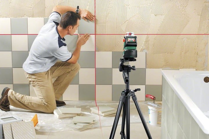 BOSCH BT 150 Statyw aluminiowy 157cm + tyczka rozporowa GT-320 - Zastosowanie