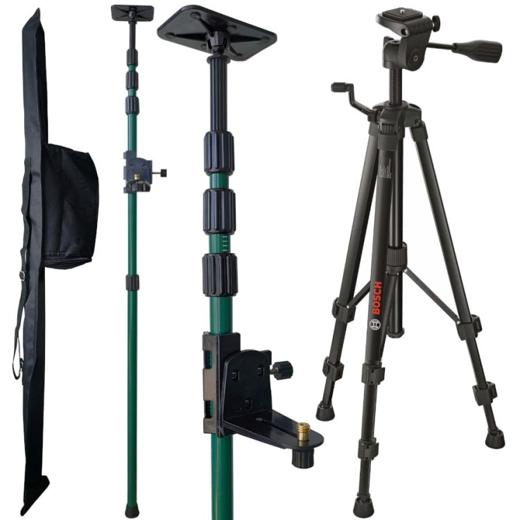 BOSCH BT 150 Statyw aluminiowy 157cm + tyczka rozporowa GT-320