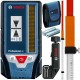 BOSCH Odbiornik laserowy LR 7 do laserów liniowych + łata laserowa GT-240