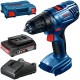 BOSCH GSR 180-LI Wkrętarka akumulatorowa 18V + 2.0Ah, ładowarka, walizka