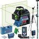 BOSCH Laser krzyżowy GLL 3-80 G + odbiornik LR7 + statyw W425 + tyczka GT-320