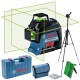 BOSCH Laser krzyżowy GLL 3-80 G + statyw do lasera W425