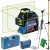 BOSCH Laser krzyżowy GLL 3-80 G + statyw do lasera W425 + tyczka GT-360