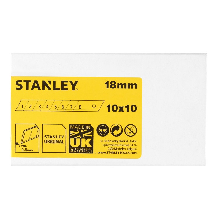 STANLEY 1-11-301 Ostrza łamane 18mm do noża