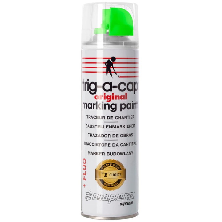 AMPERE Farba geodezyjna TRIG-A-CAP zielona 500ml.