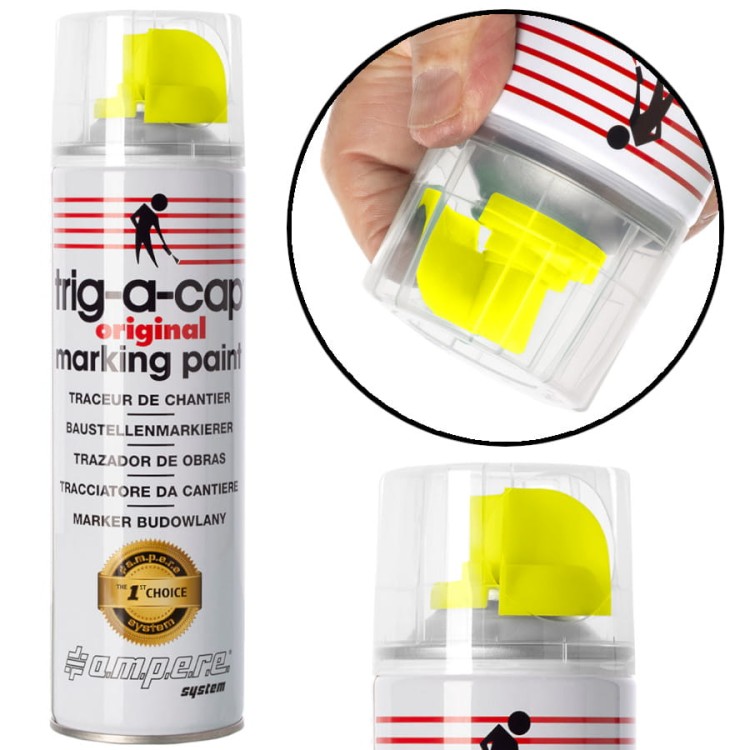 AMPERE Farba geodezyjna TRIG-A-CAP original żółta
