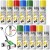 AMPERE TRAFFIC PAINT Farba do malowania linii 500ml 24szt. mix + wózek