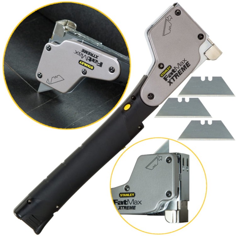 STANLEY PHT350 Zszywacz młotkowy FatMax + 3 ostrza trapezowe