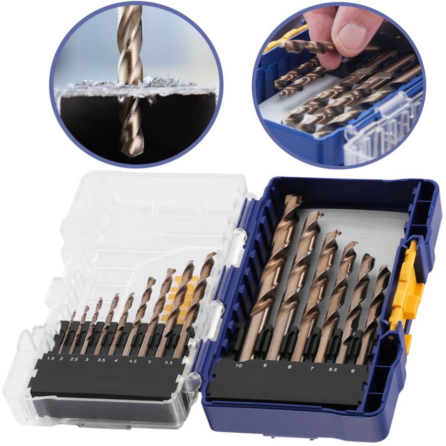 IRWIN IW3036501 Zestaw wierteł kobaltowych 1,5-10mm 15szt