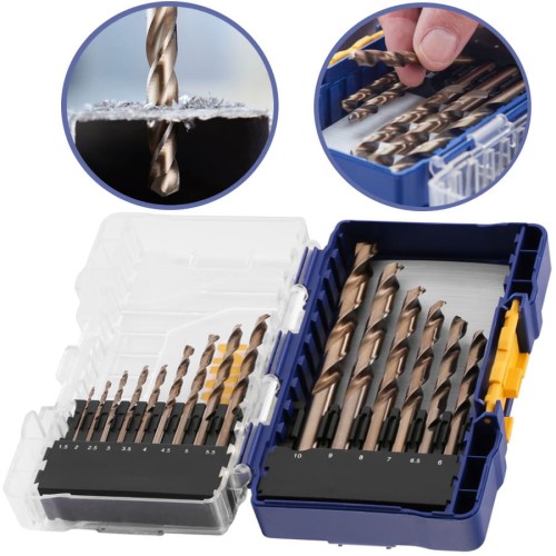 IRWIN IW3036501 Zestaw wierteł kobaltowych 1,5-10mm 15szt