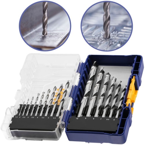 IRWIN IW3031501 Zestaw wierteł do metalu HSS PRO 1,5-10mm 15szt