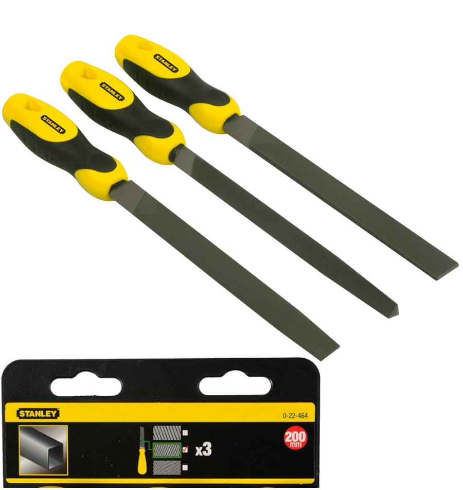 STANLEY 0-22-464 Zestaw pilników zdzieraków 200mm 3szt.