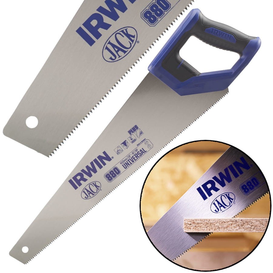 IRWIN Piła ręczna uniwersalna Plus 880TG 450 mm/18” 8T/9P