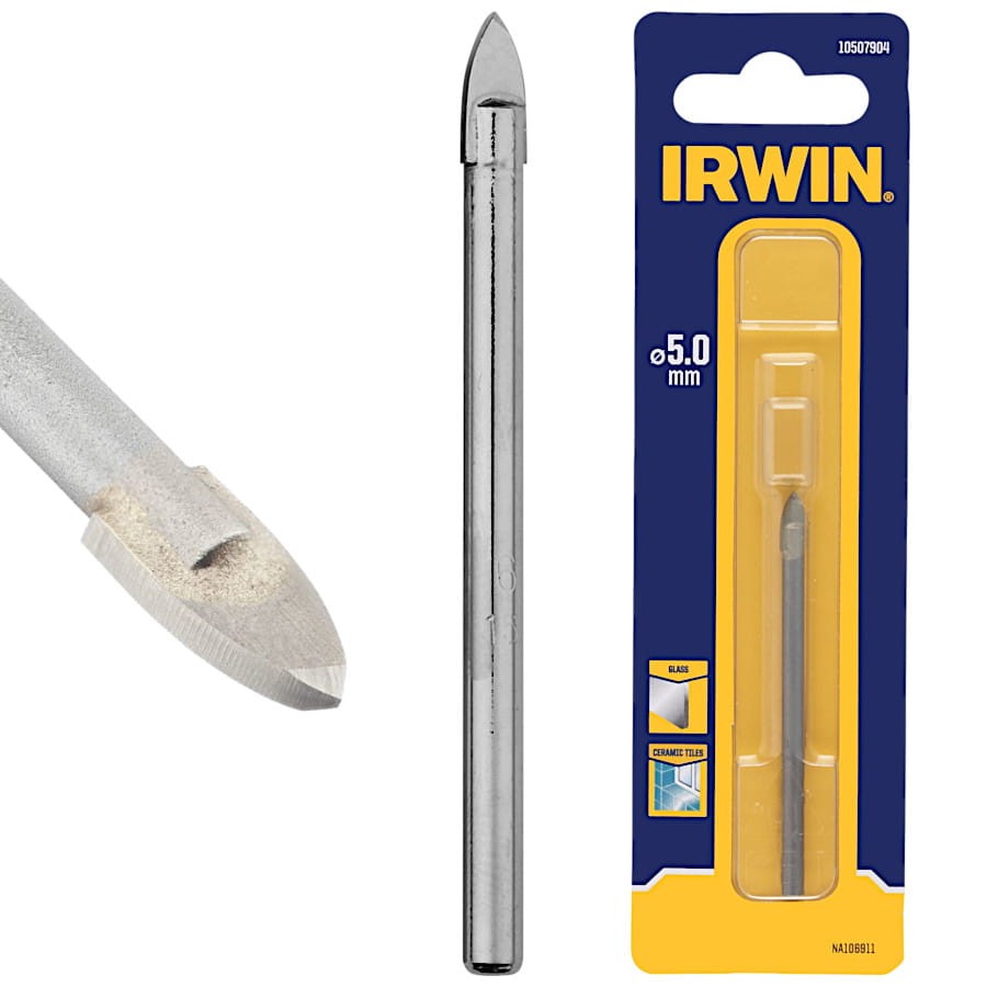 IRWIN Wiertło do szkła i płytek 5mm