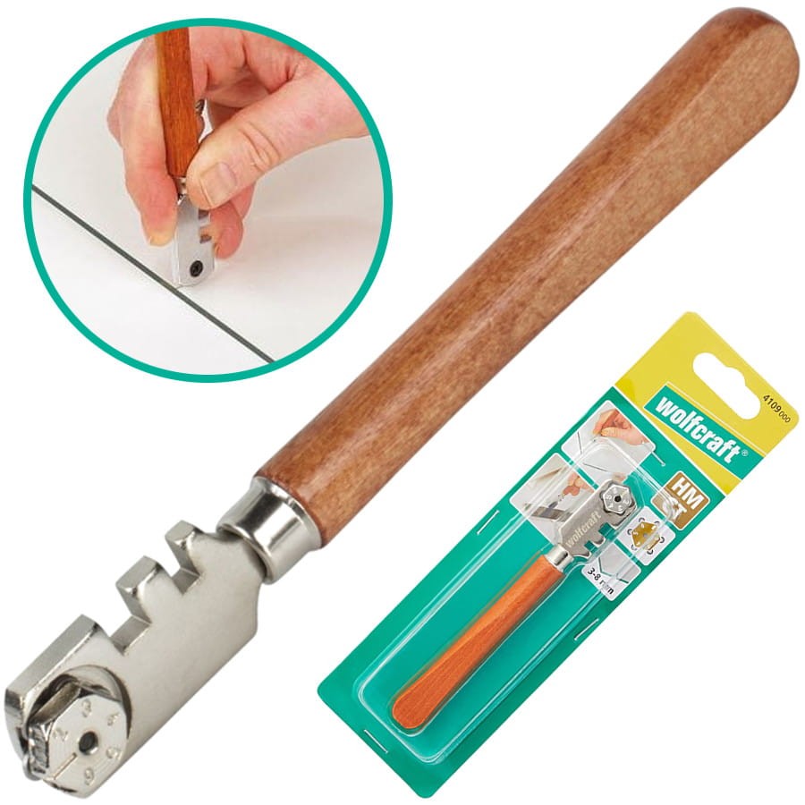 WOLFCRAFT Nóż do cięcia płytek szkła 135mm 4109000
