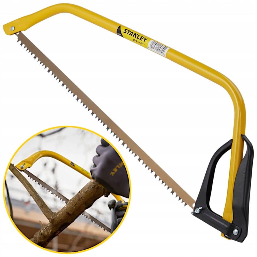 STANLEY 1-15-379 Piła kabłąkowa 530mm do mokrego drewna