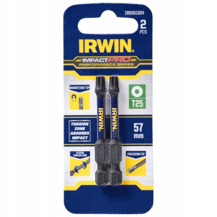 IMPACT PRO TORX T25 57mm 2szt