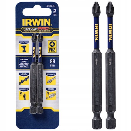 IRWIN BITY IMPACT PRO PHILLIPS PH2 89mm 2szt.